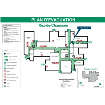 Plan d'évacuation